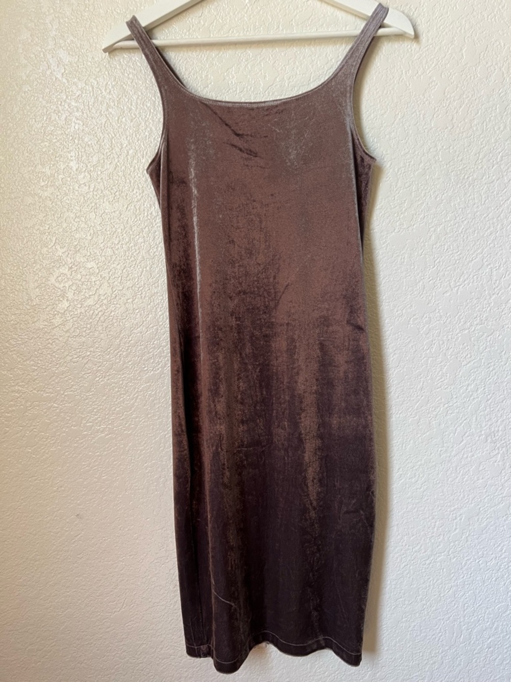 Zara Trafaluc Velvet Midi Slip Dress - Mauve Silver - Size S